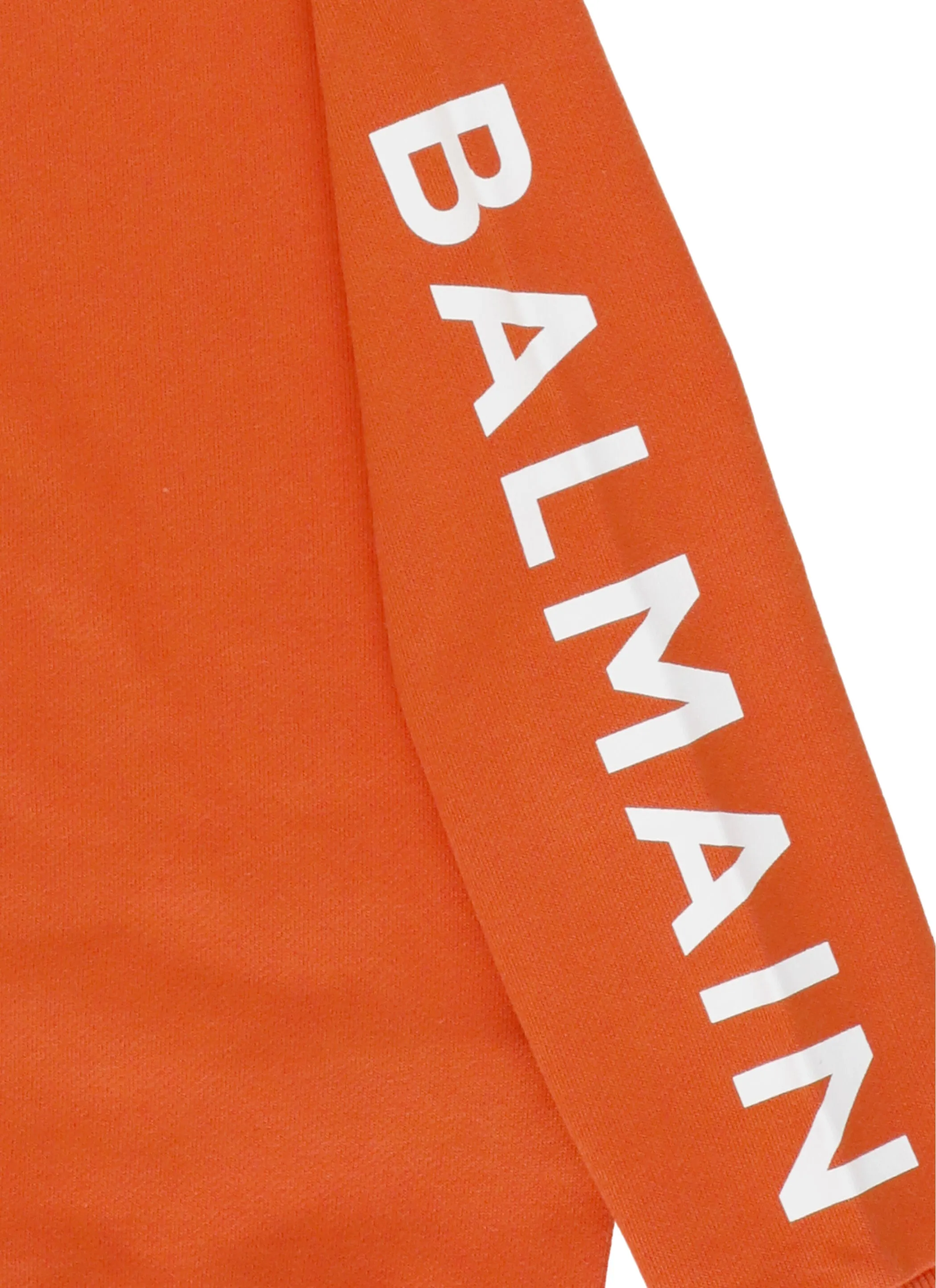 Balmain Kids Logo Print Crewneck Sweatshirt