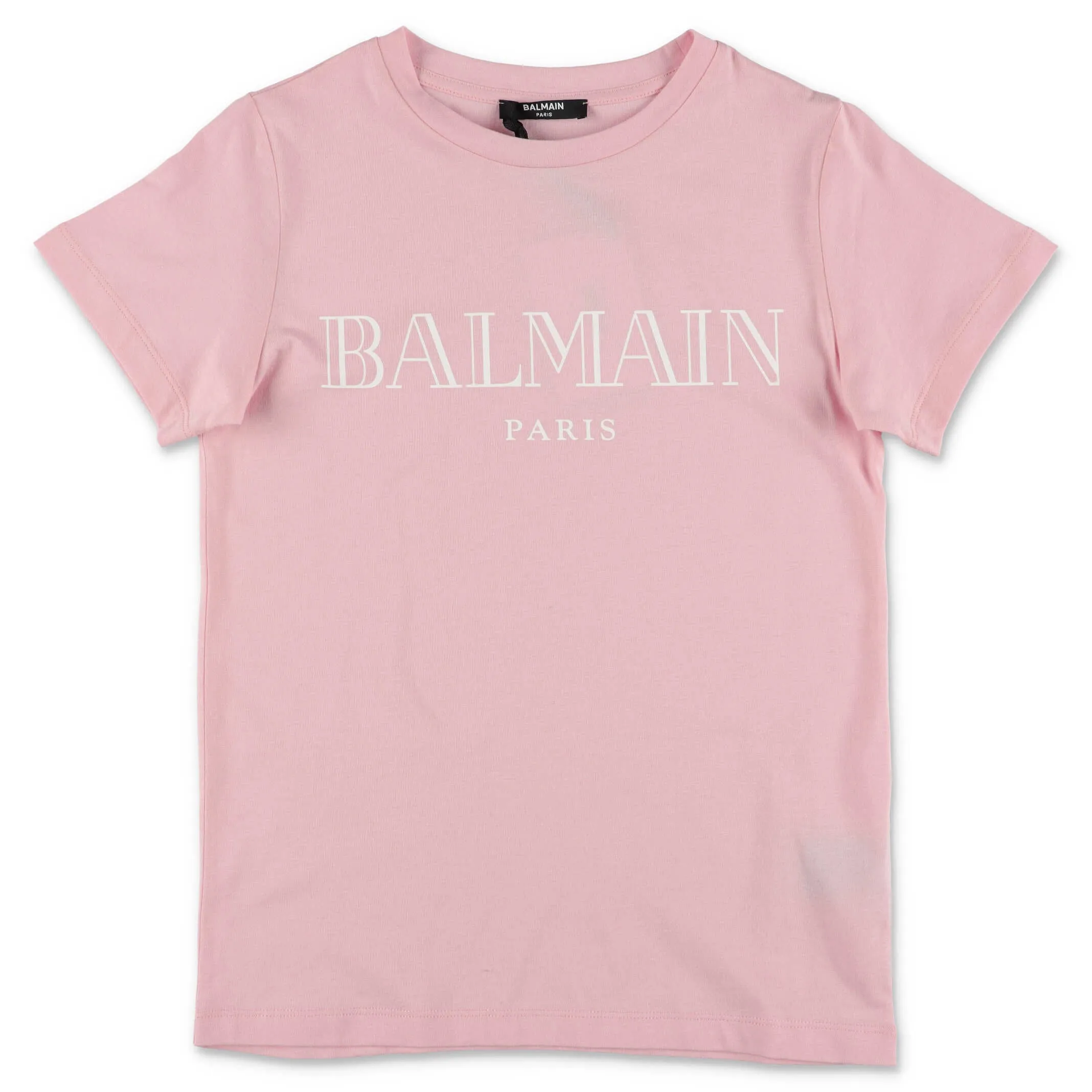 Balmain Kids Logo Print Crewneck T-Shirt