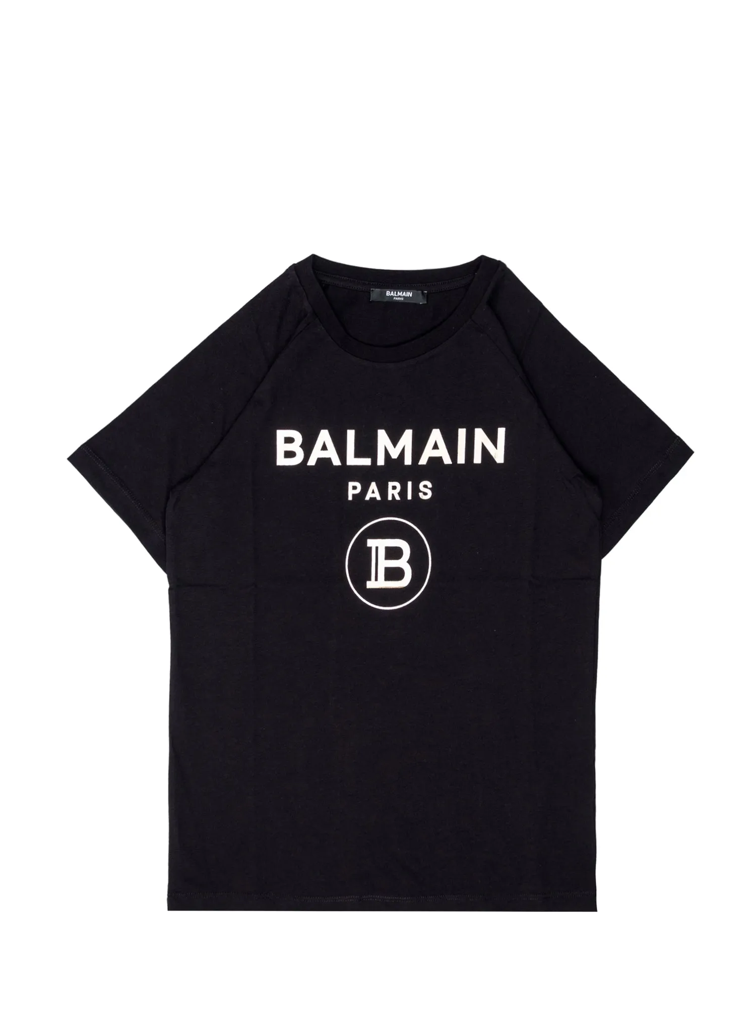 Balmain Kids Logo Print Crewneck T-Shirt