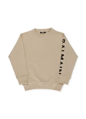 Balmain Kids Logo Print Sweatshirt