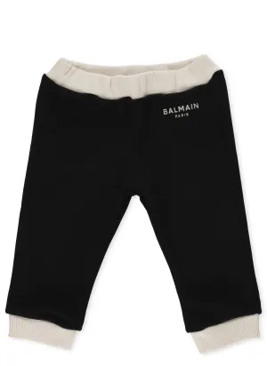 Balmain Kids Logo Print Track Pants