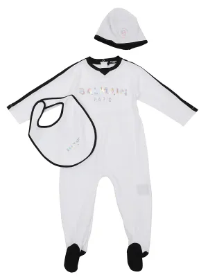 Balmain Kids Logo Printed Babygrow Set