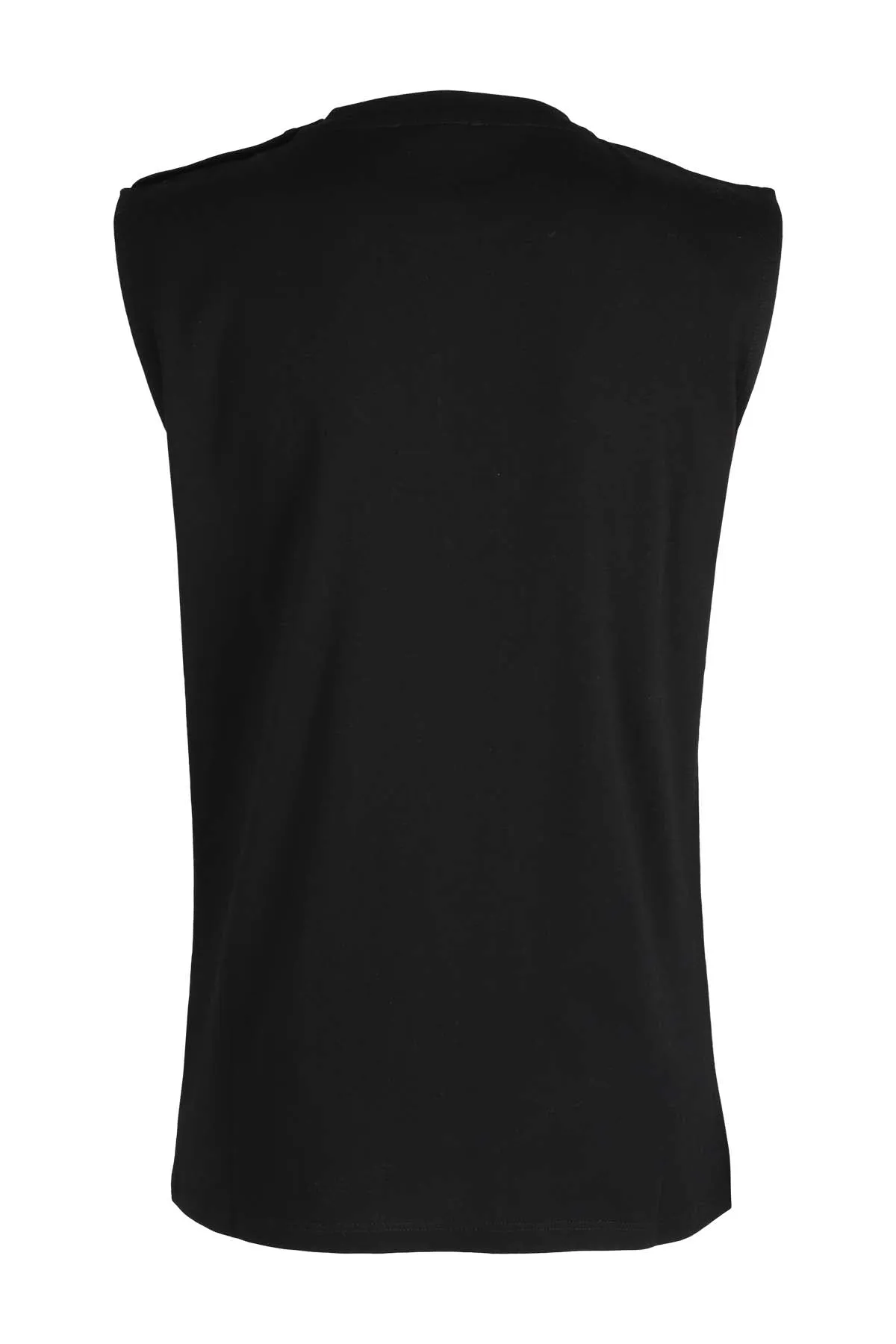 Balmain Kids Logo Printed Crewneck Sleeveless T-Shirt