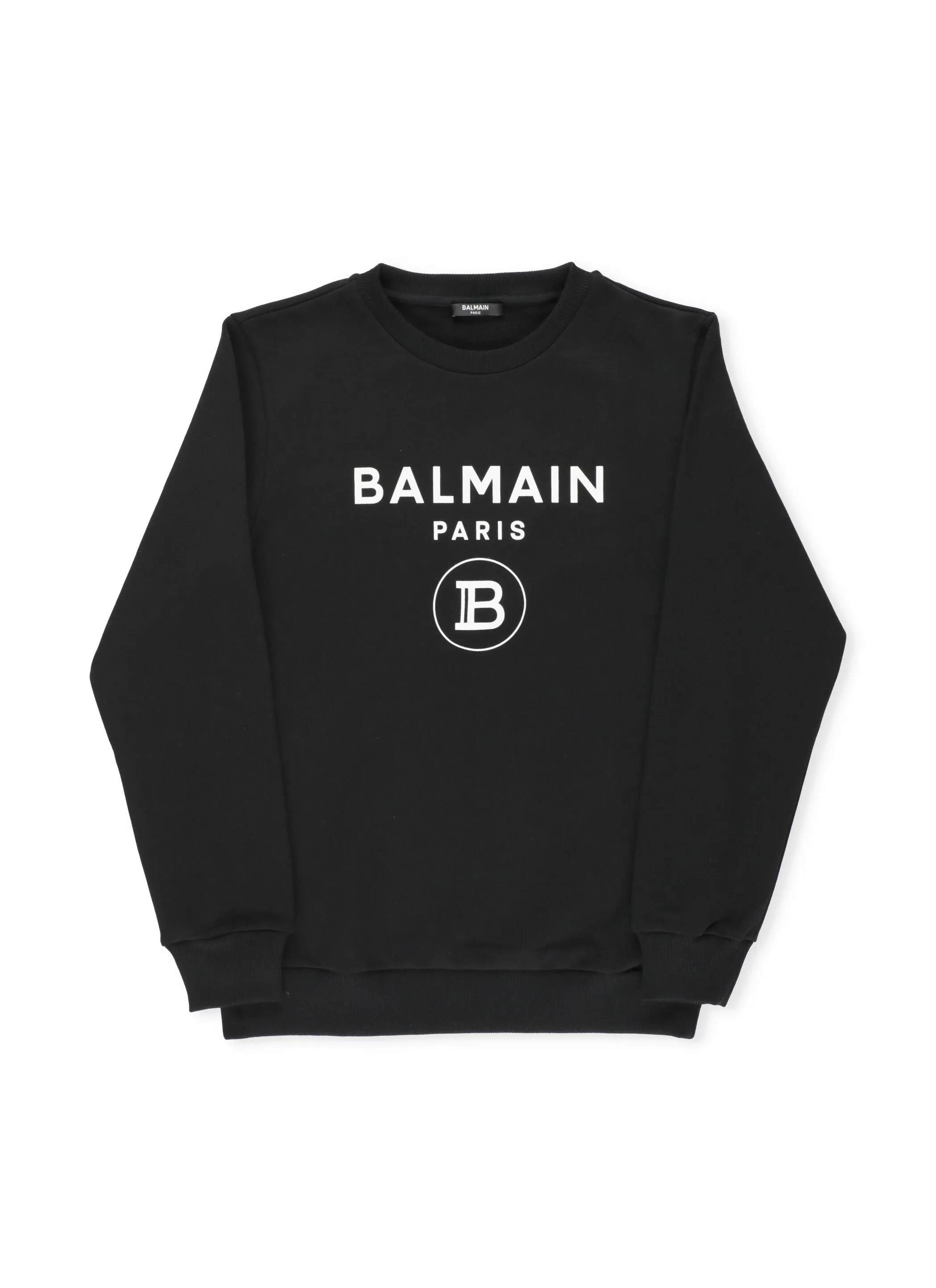 Balmain Kids Logo Printed Crewneck Sweatshirt