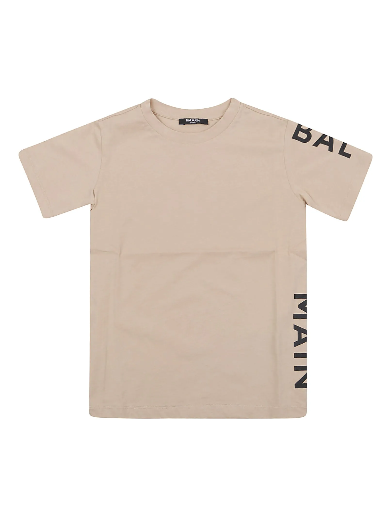 Balmain Kids Logo Printed Crewneck T-Shirt