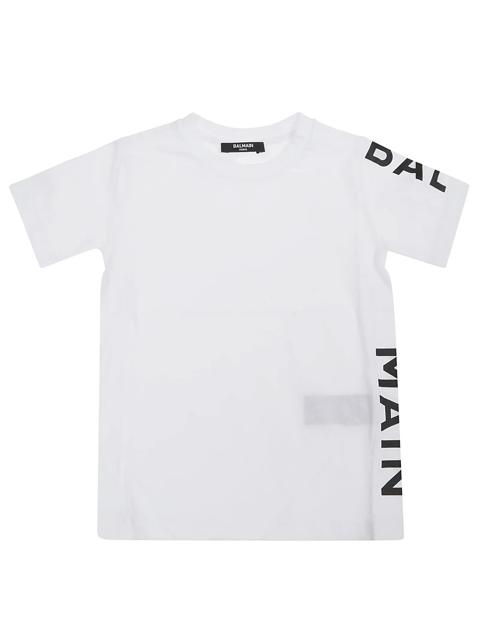 Balmain Kids Logo Printed Crewneck T-Shirt