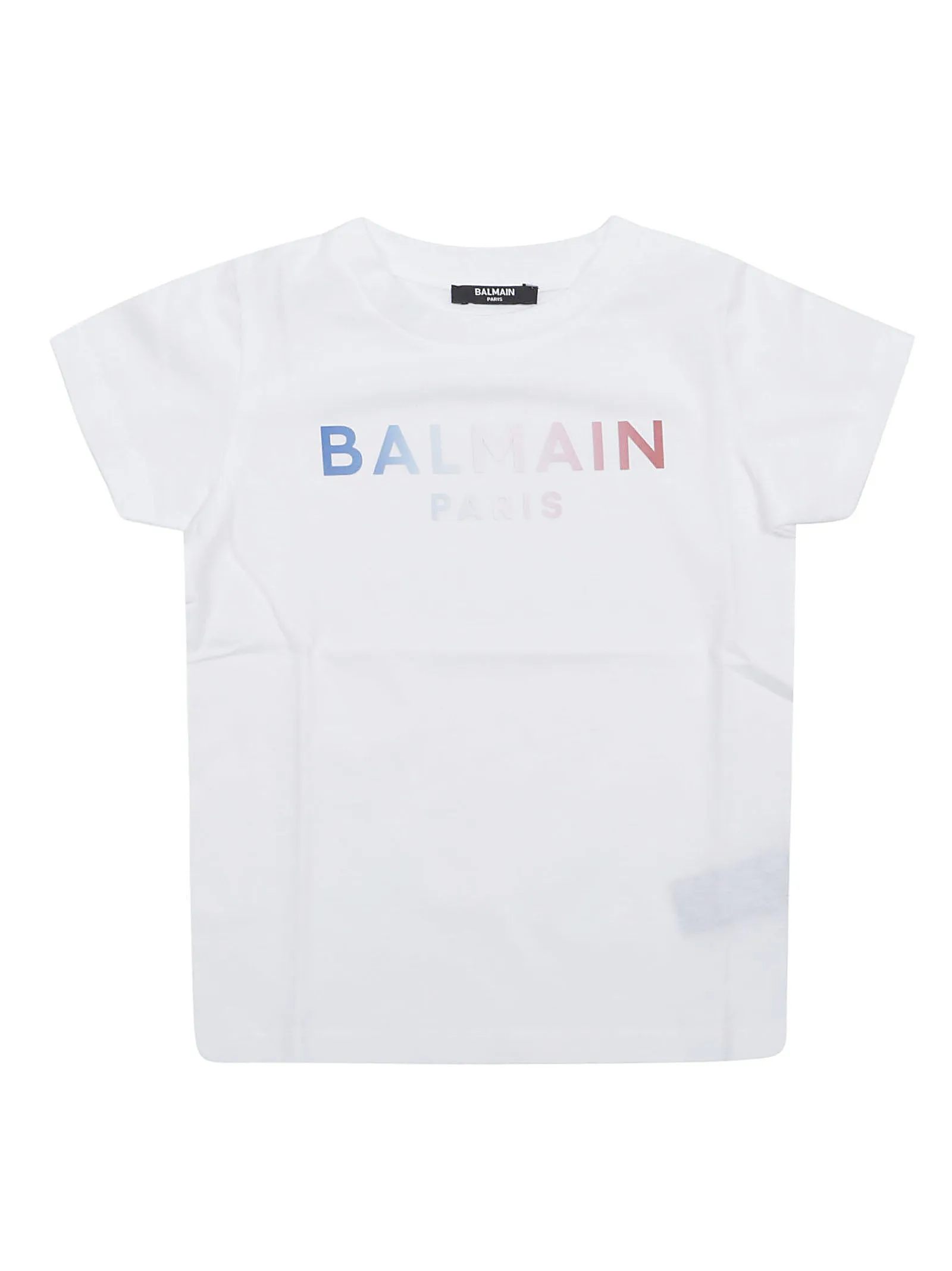 Balmain Kids Logo Printed Crewneck T-Shirt