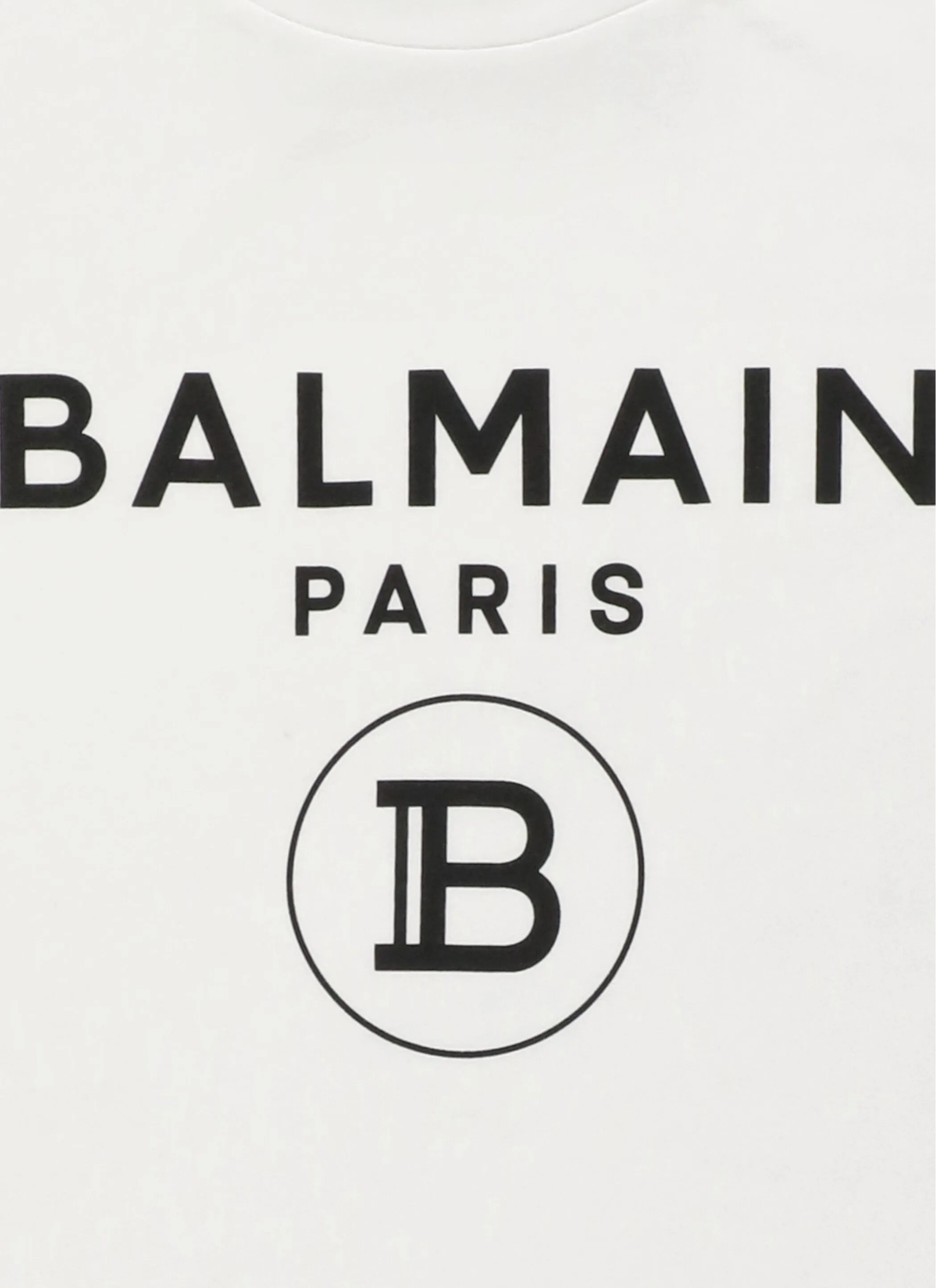 Balmain Kids Logo Printed Crewneck T-Shirt