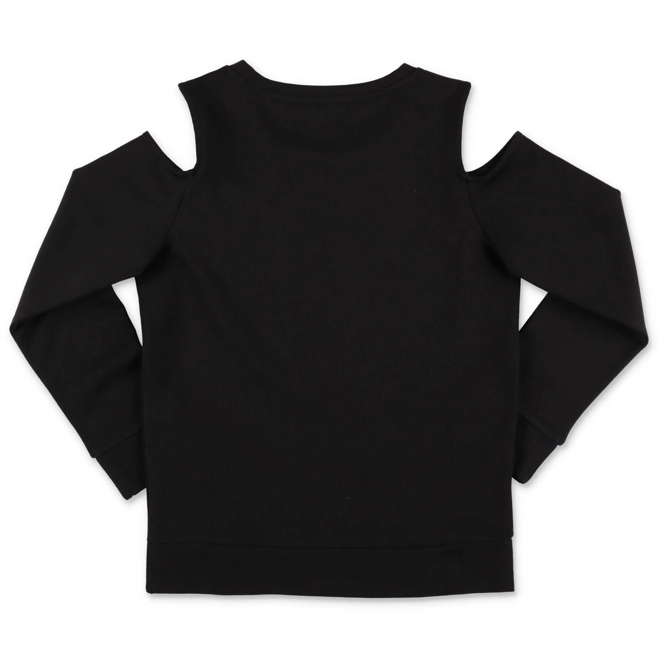 Balmain Kids Logo Printed Cut-Out Sweatshirt