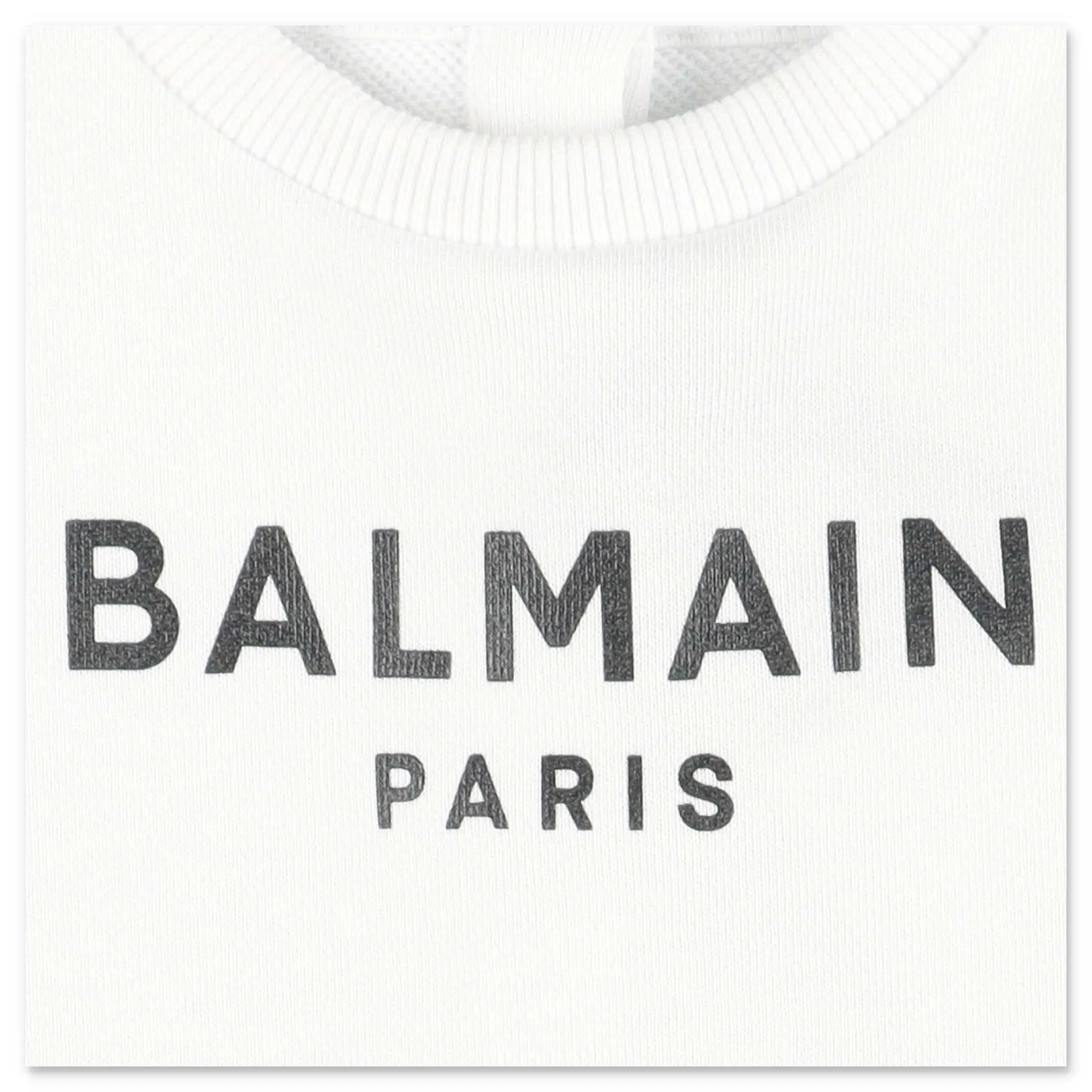 Balmain Kids Logo Printed Flared Sweatshirt Dress
