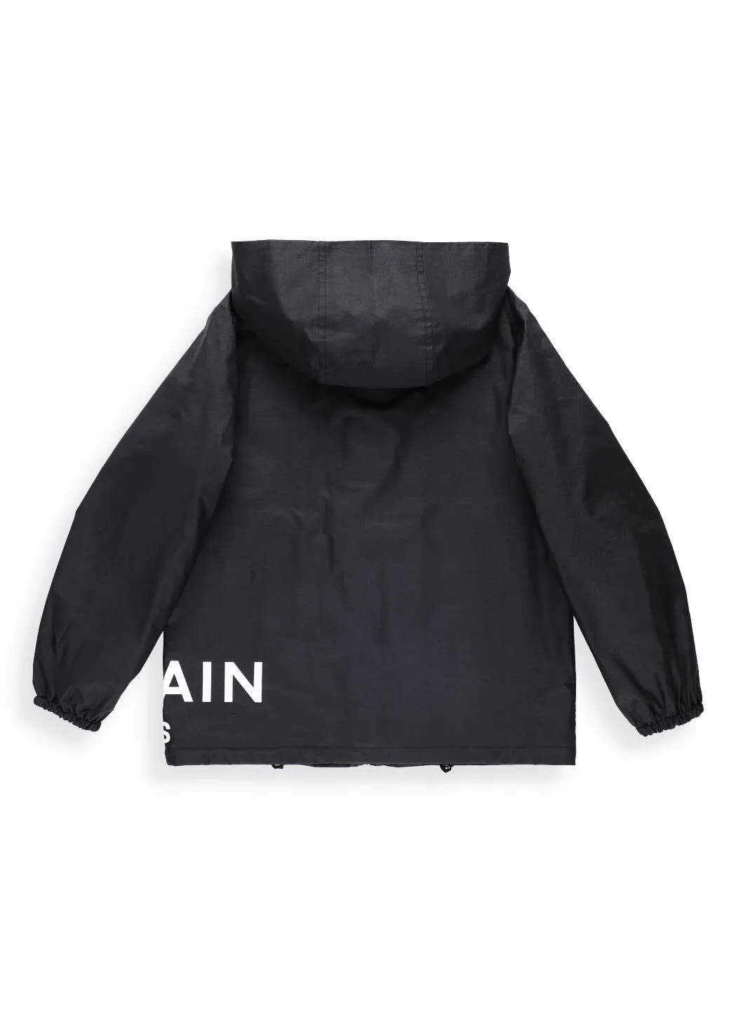 Balmain Kids Logo Printed Hooded Jacket
