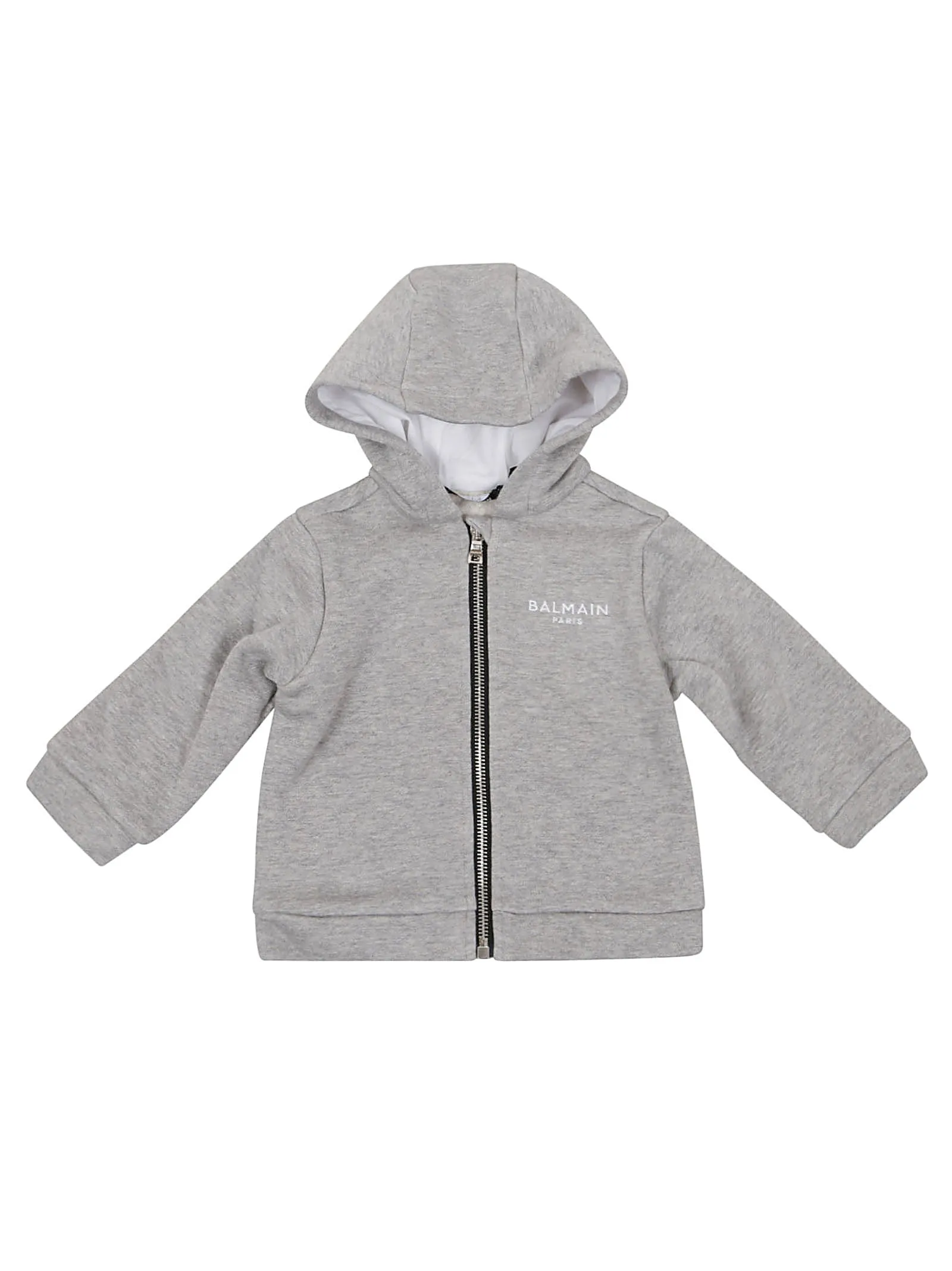 Balmain Kids Logo Printed Hooded Jacket