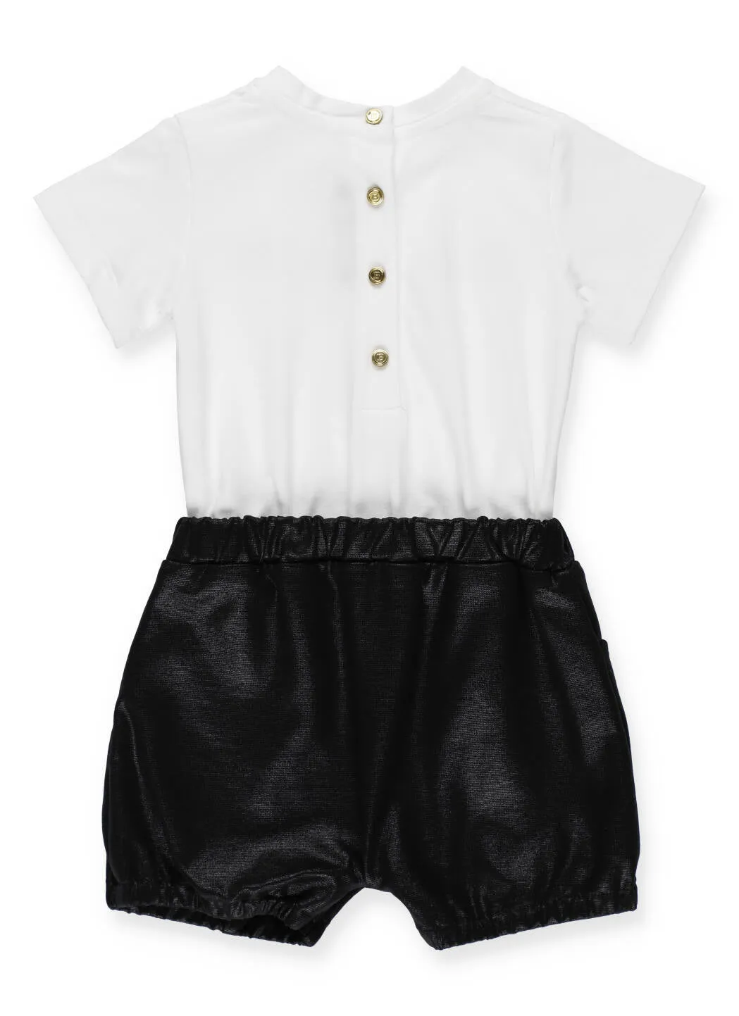 Balmain Kids Logo Printed Romper