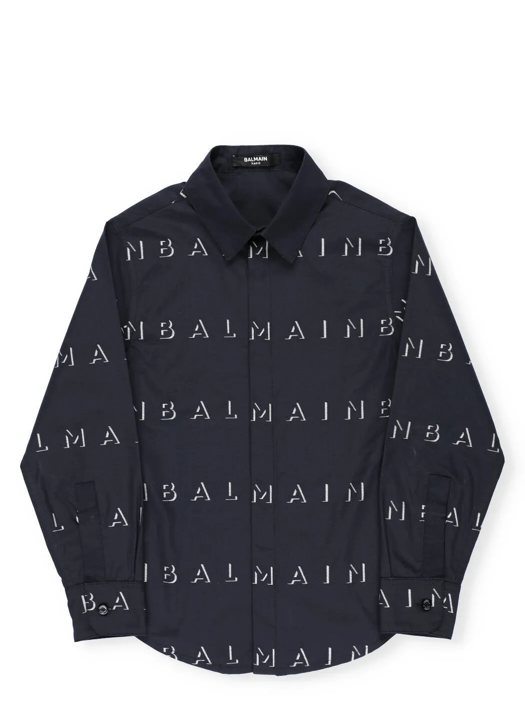 Balmain Kids Logo Printed Shirt