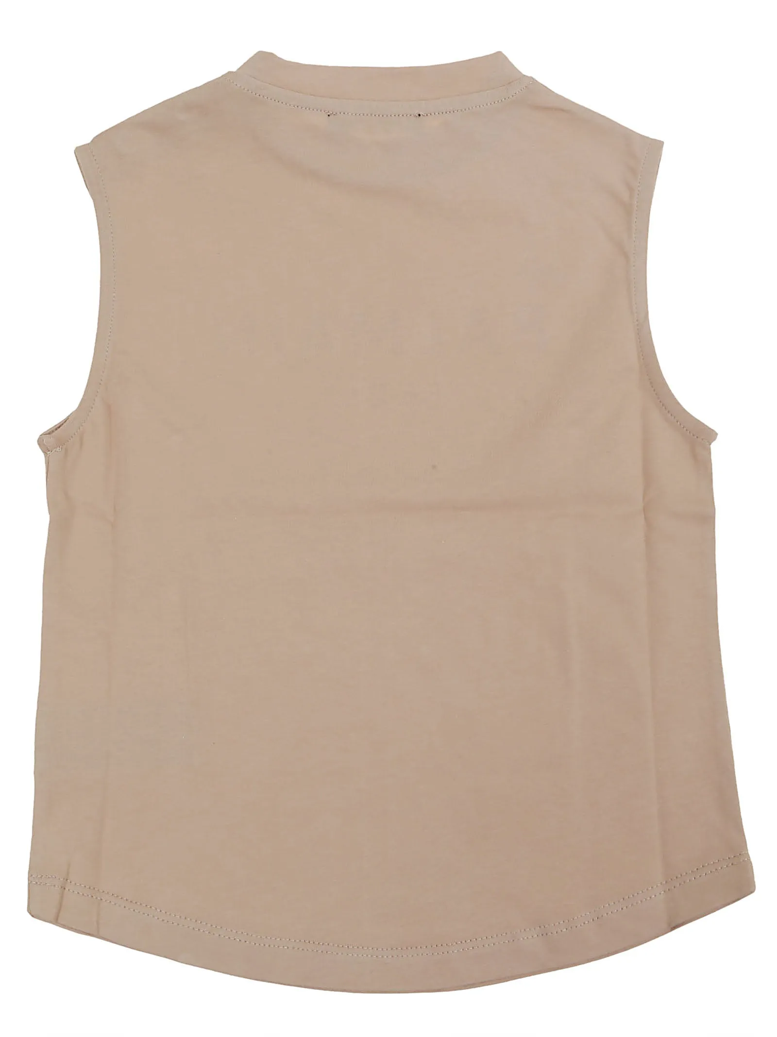 Balmain Kids Logo Printed Sleeveless Top