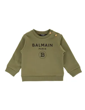 Balmain Kids Logo Printed Sweatshirt