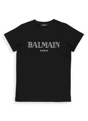 Balmain Kids Logo Printed T-Shirt