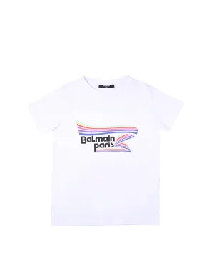 Balmain Kids Logo Printed T-Shirt