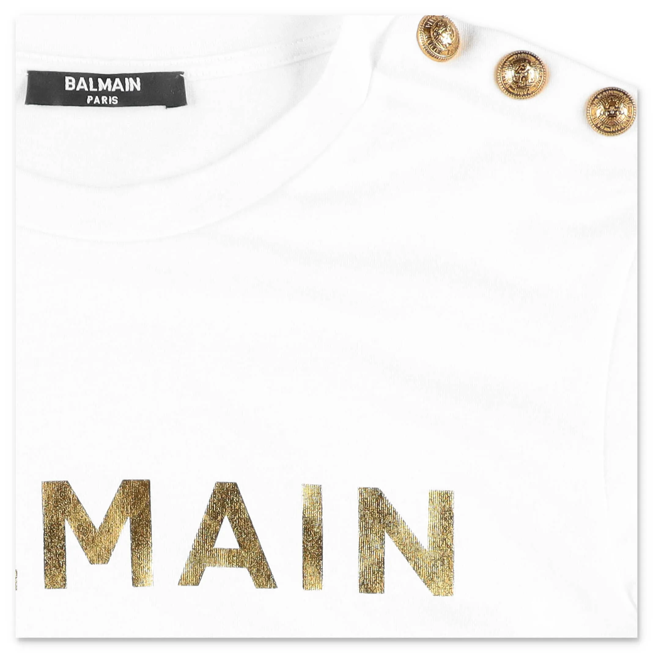 Balmain Kids Logo Printed T-Shirt