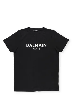 Balmain Kids Logo Printed T-Shirt