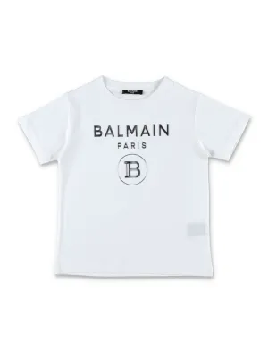 Balmain Kids Logo Printed T-Shirt