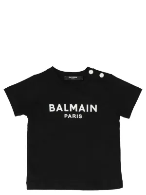 Balmain Kids Logo Printed T-Shirt