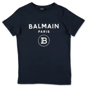 Balmain Kids Logo Printed T-Shirt
