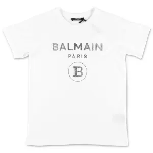 Balmain Kids Logo Printed T-Shirt