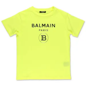 Balmain Kids Logo Printed T-Shirt