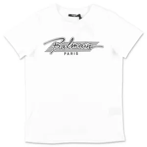 Balmain Kids Logo Printed T-Shirt