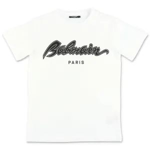 Balmain Kids Logo Printed T-Shirt