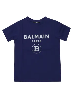 Balmain Kids Logo Printed T-Shirt
