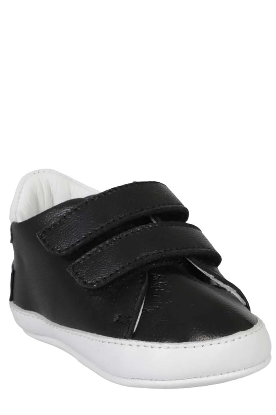 Balmain Kids Logo Printed Touch-Strap Sneakers