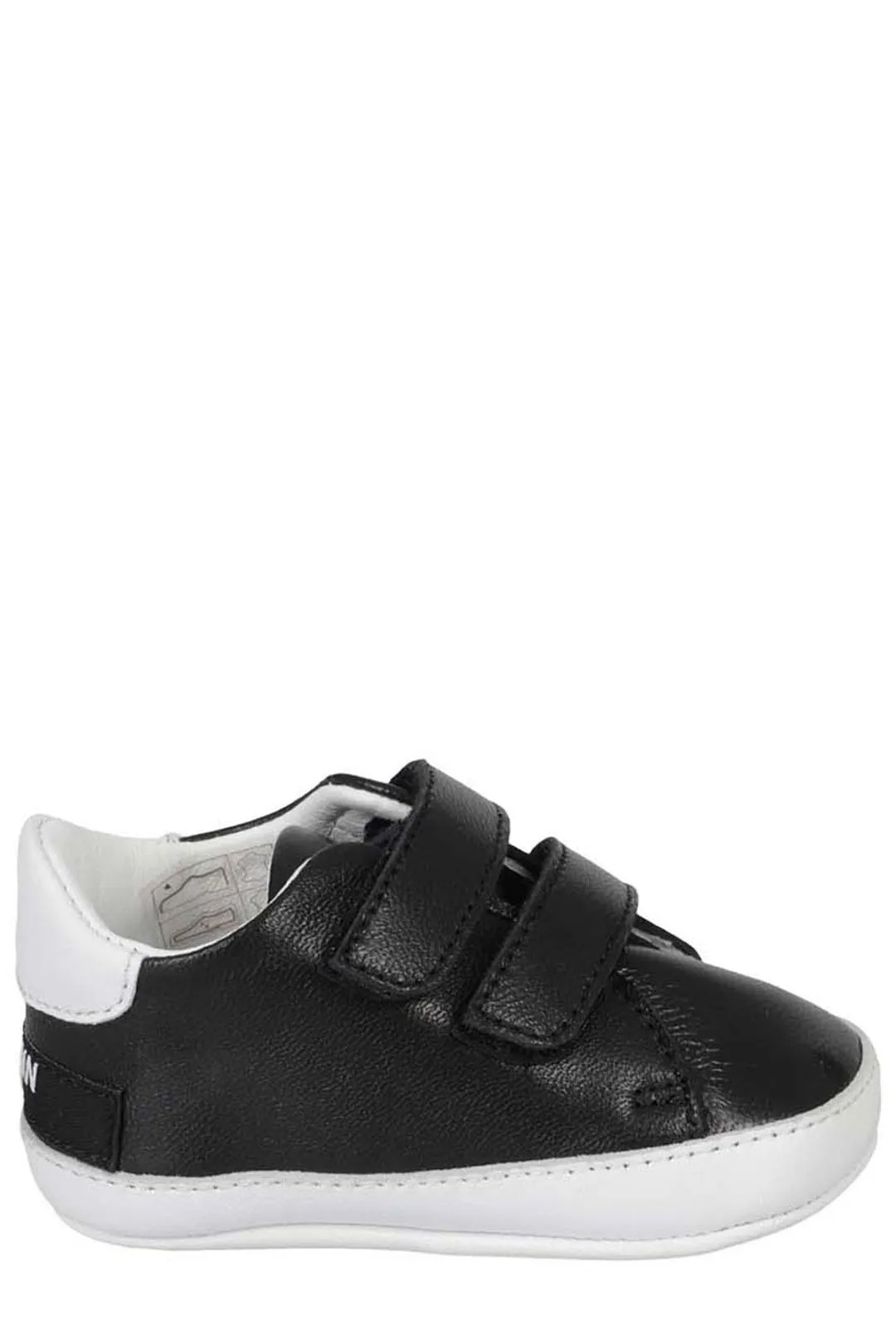 Balmain Kids Logo Printed Touch-Strap Sneakers