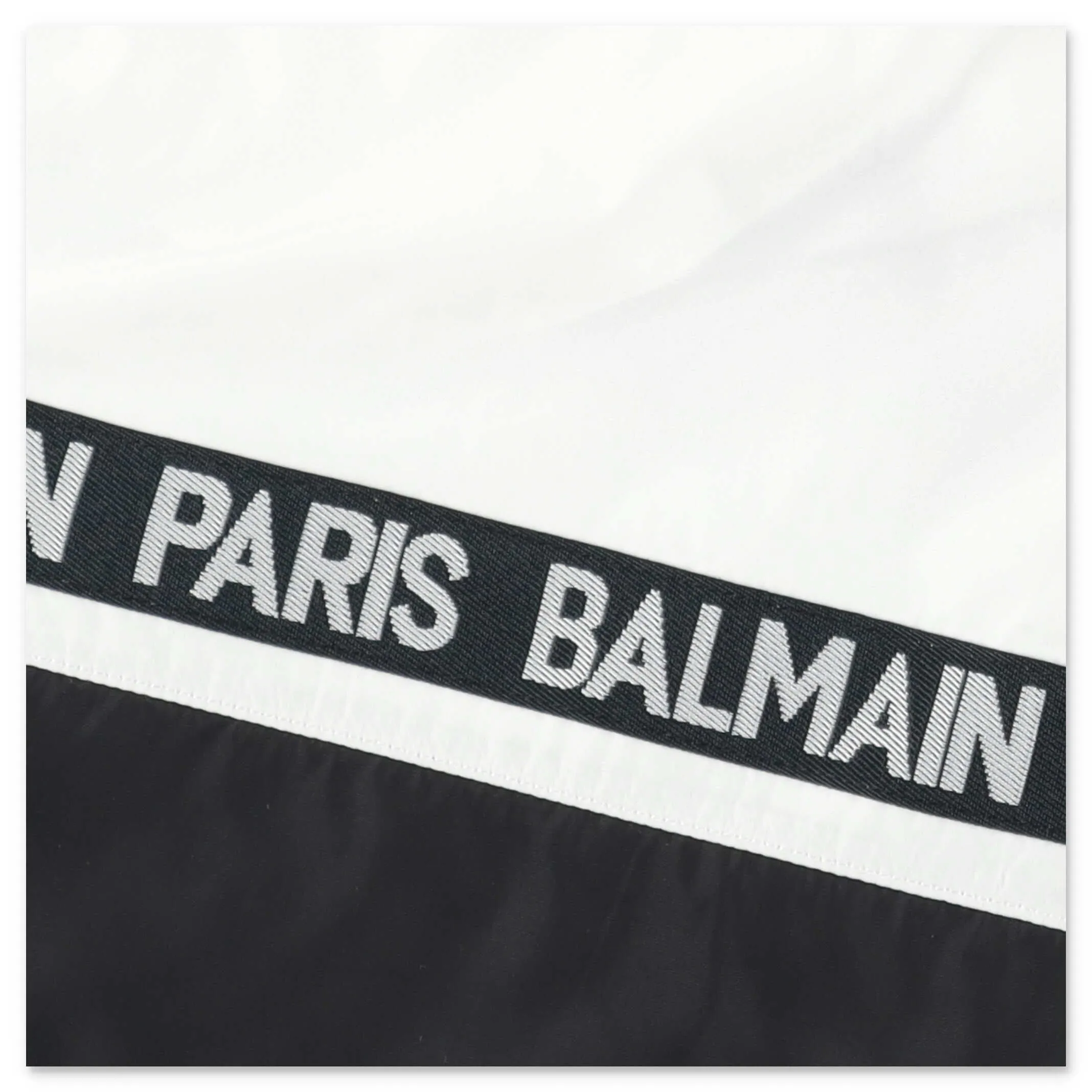 Balmain Kids Logo Tape Two-Tone Swim Shorts