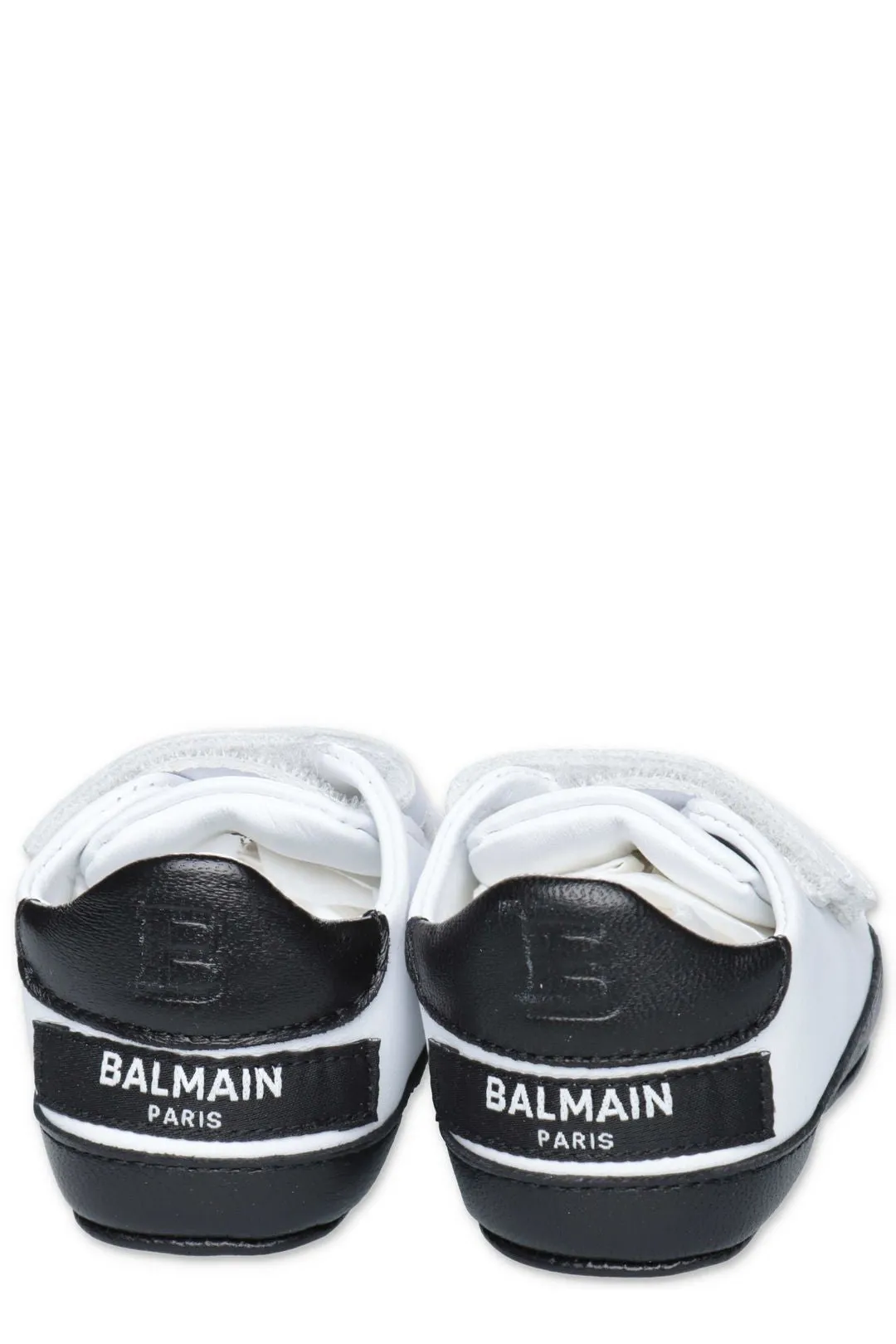 Balmain Kids Strapped Low-Top Sneakers