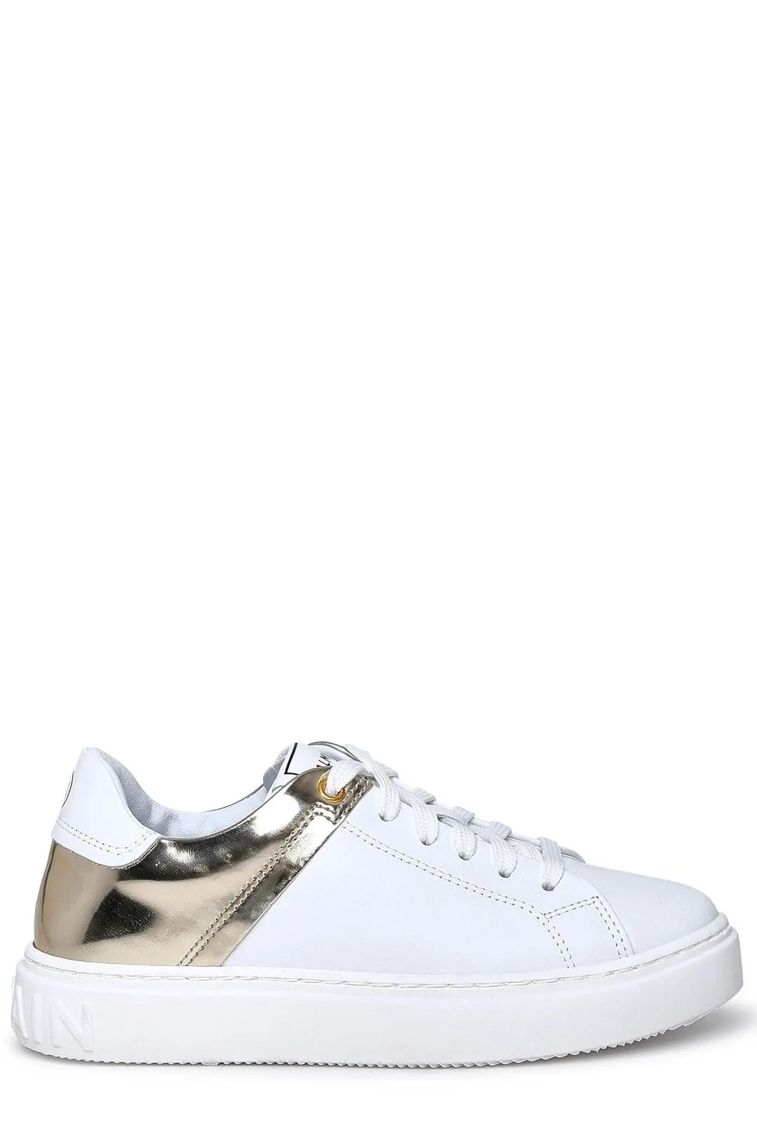 Balmain Kids Two-Tone Low-Top Sneakers