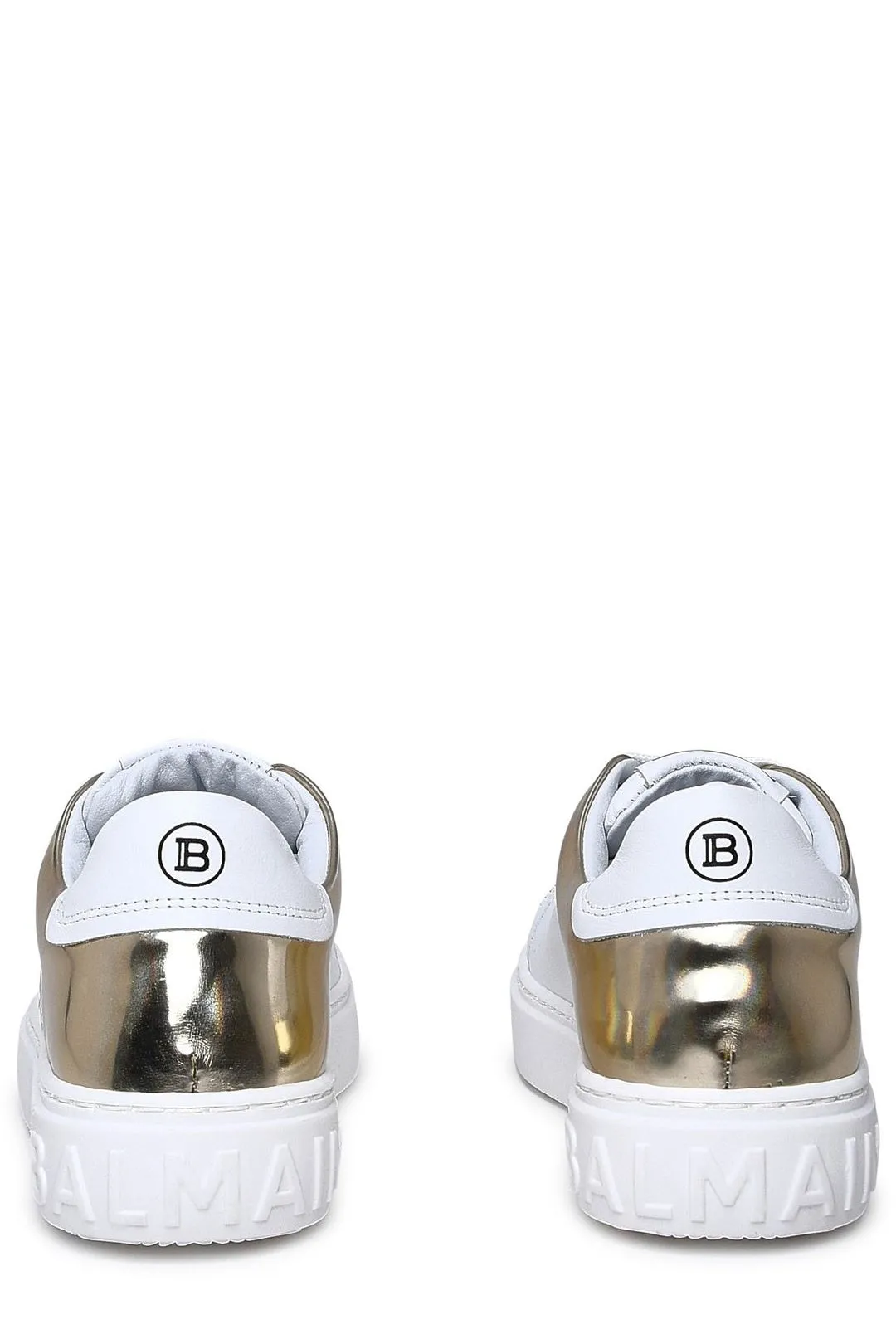 Balmain Kids Two-Tone Low-Top Sneakers