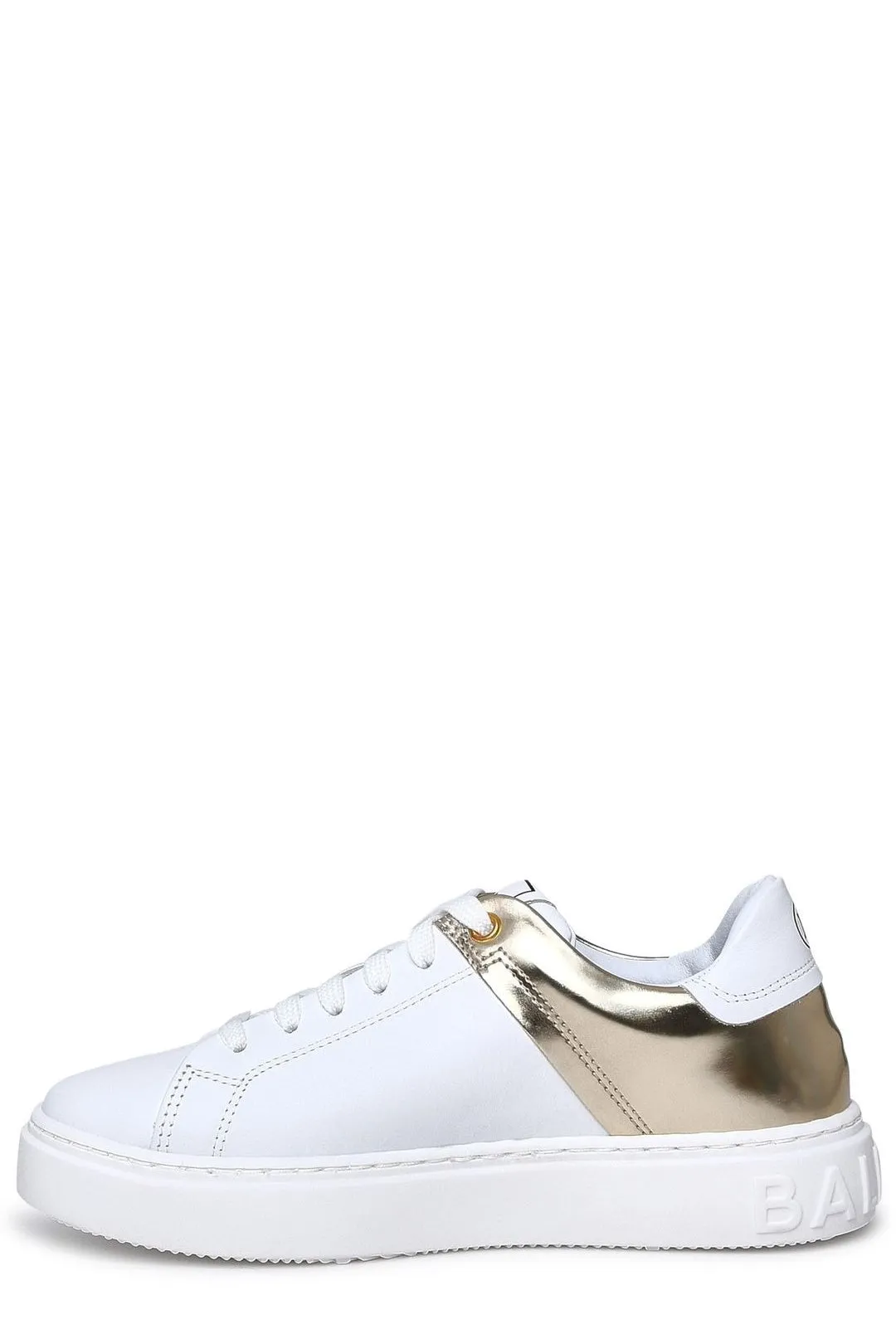 Balmain Kids Two-Tone Low-Top Sneakers