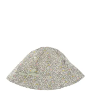 Bonpoint Floral Printed Bow-Detailed Bucket Hat