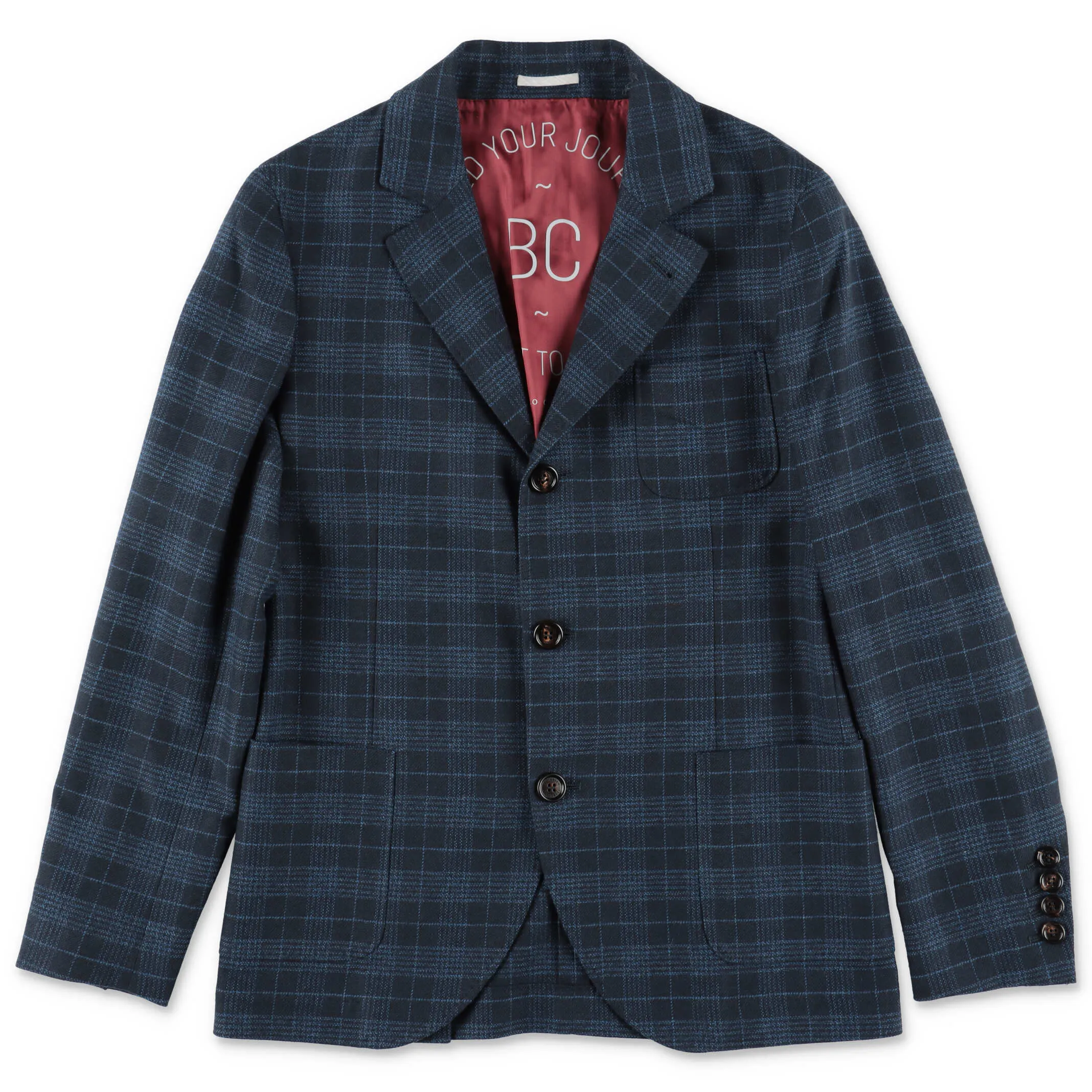 Brunello Cucinelli Kids Checked Two-Piece Suit