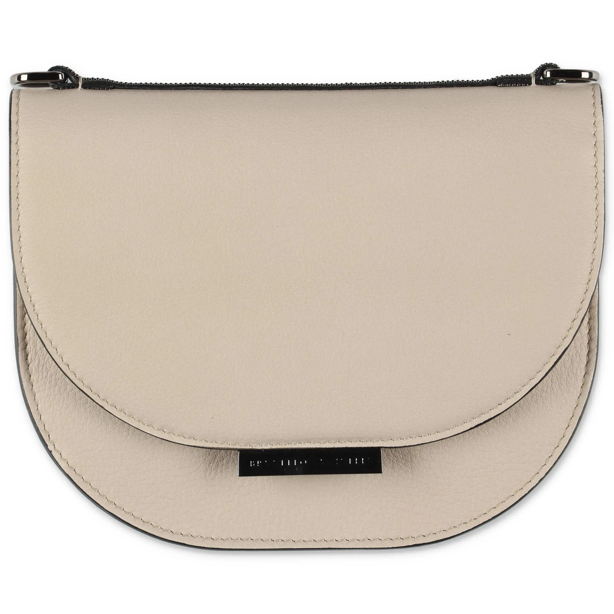 Brunello Cucinelli Kids Logo Plaque Detail Crossbody Bag
