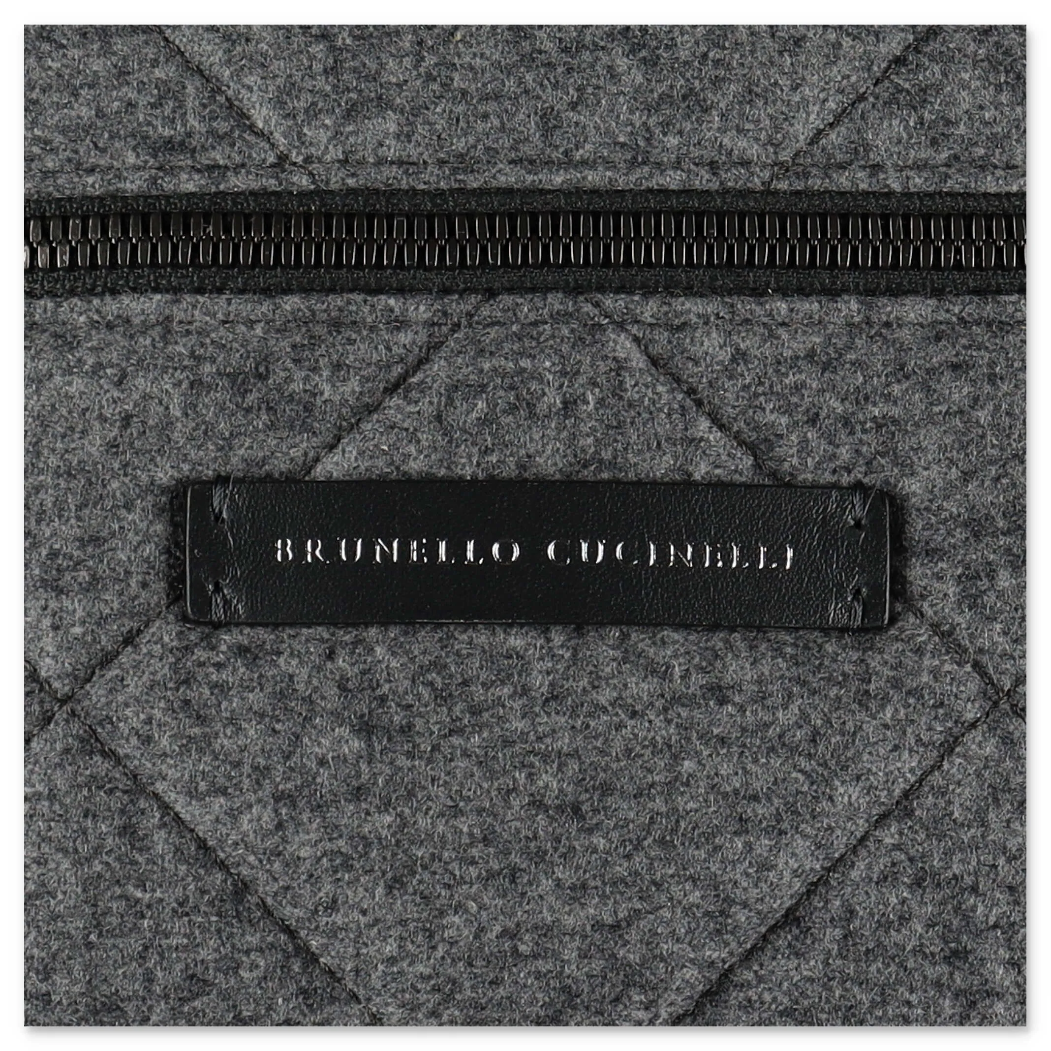 Brunello Cucinelli Kids Logo Tag Quilted Backpack