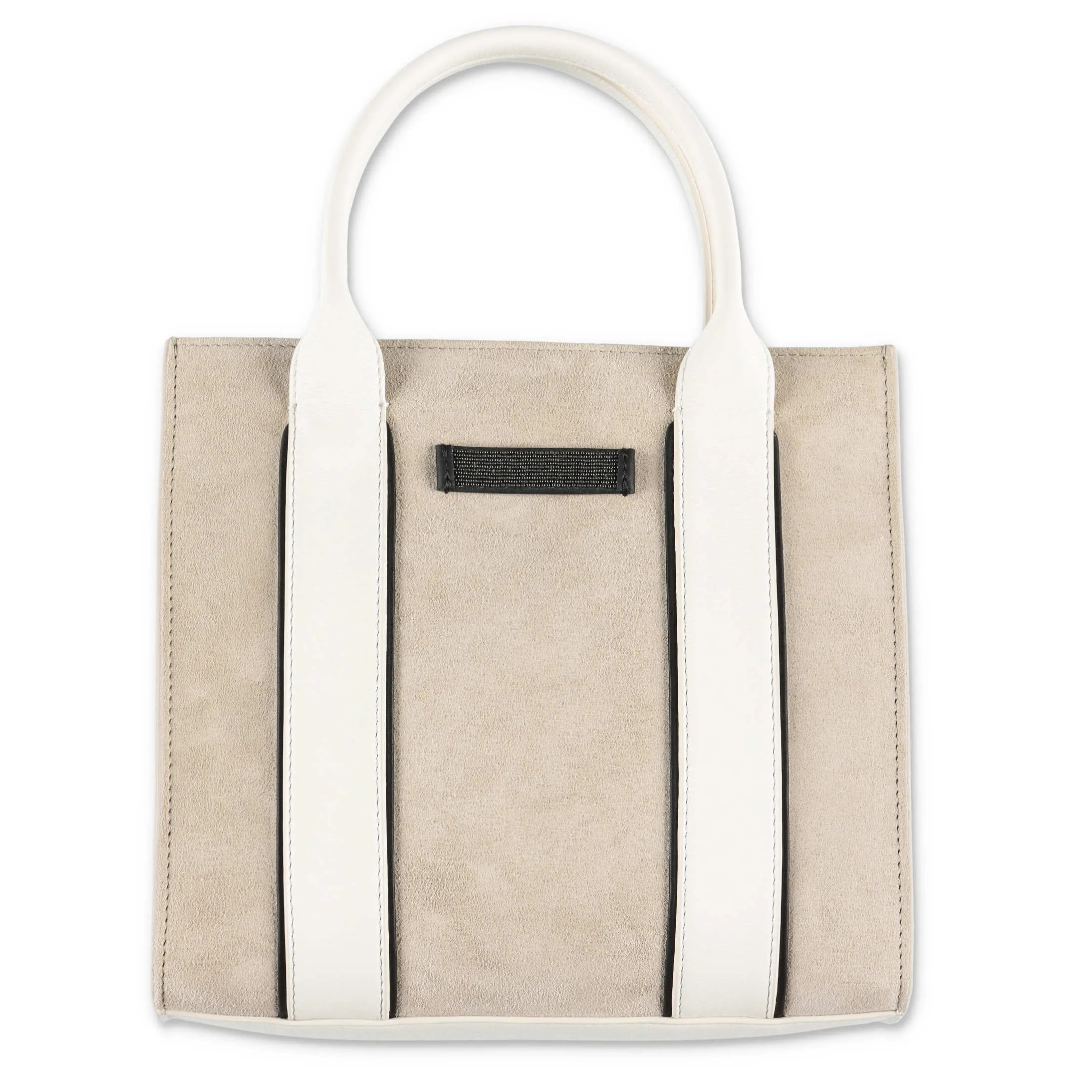 Brunello Cucinelli Kids Two-Tone Zipped Tote Bag
