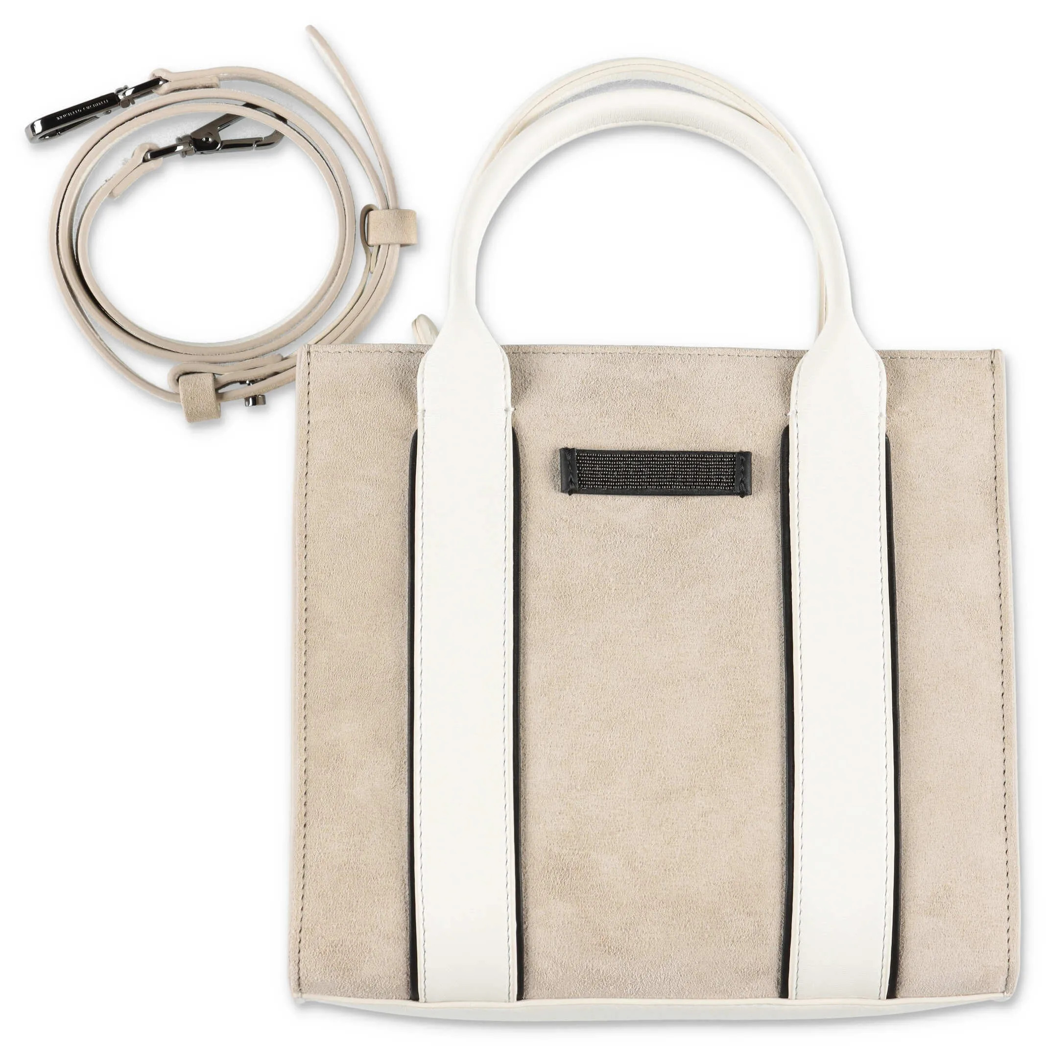 Brunello Cucinelli Kids Two-Tone Zipped Tote Bag
