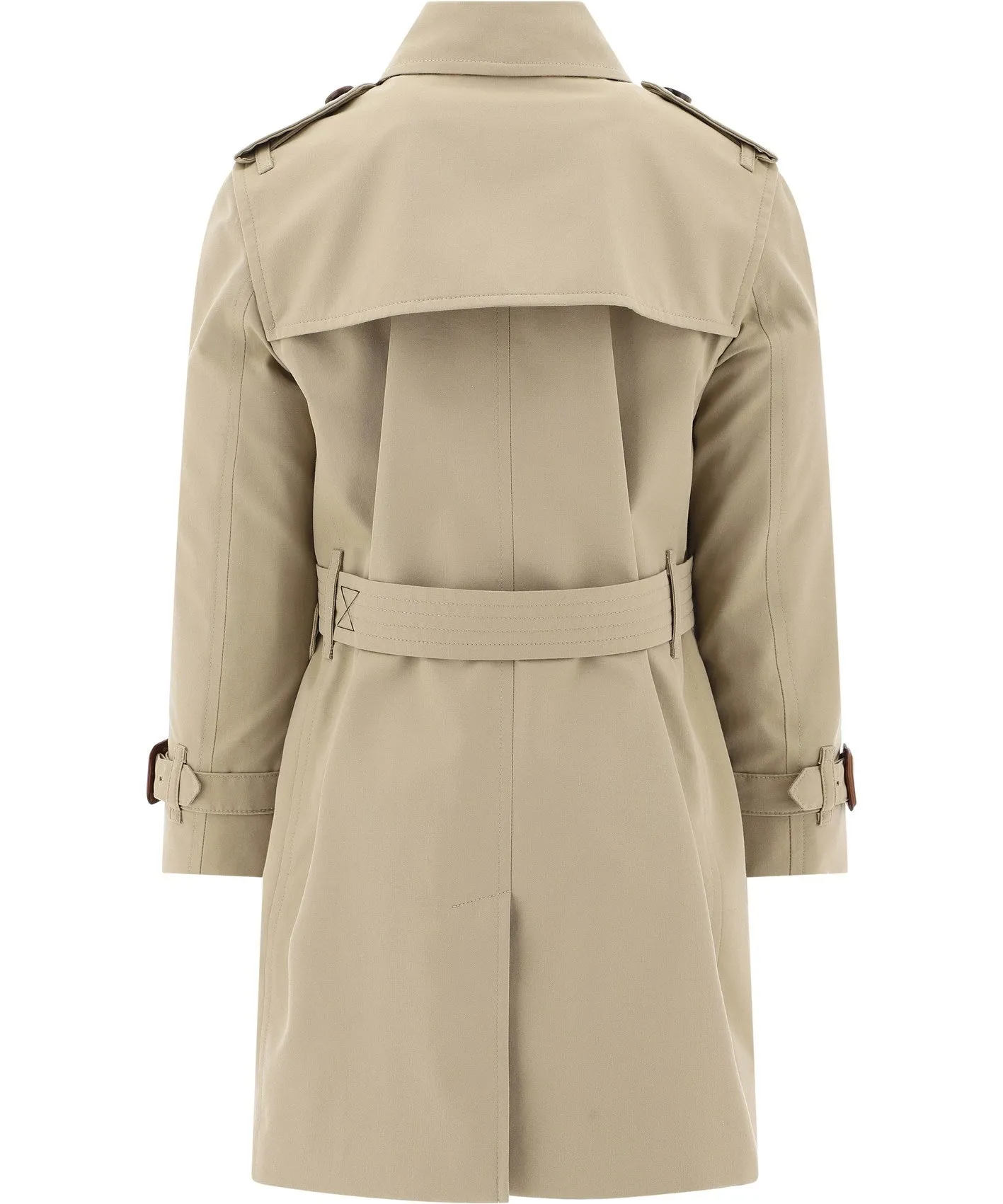 Burberry Kids Belted Gabardine Trench Coat