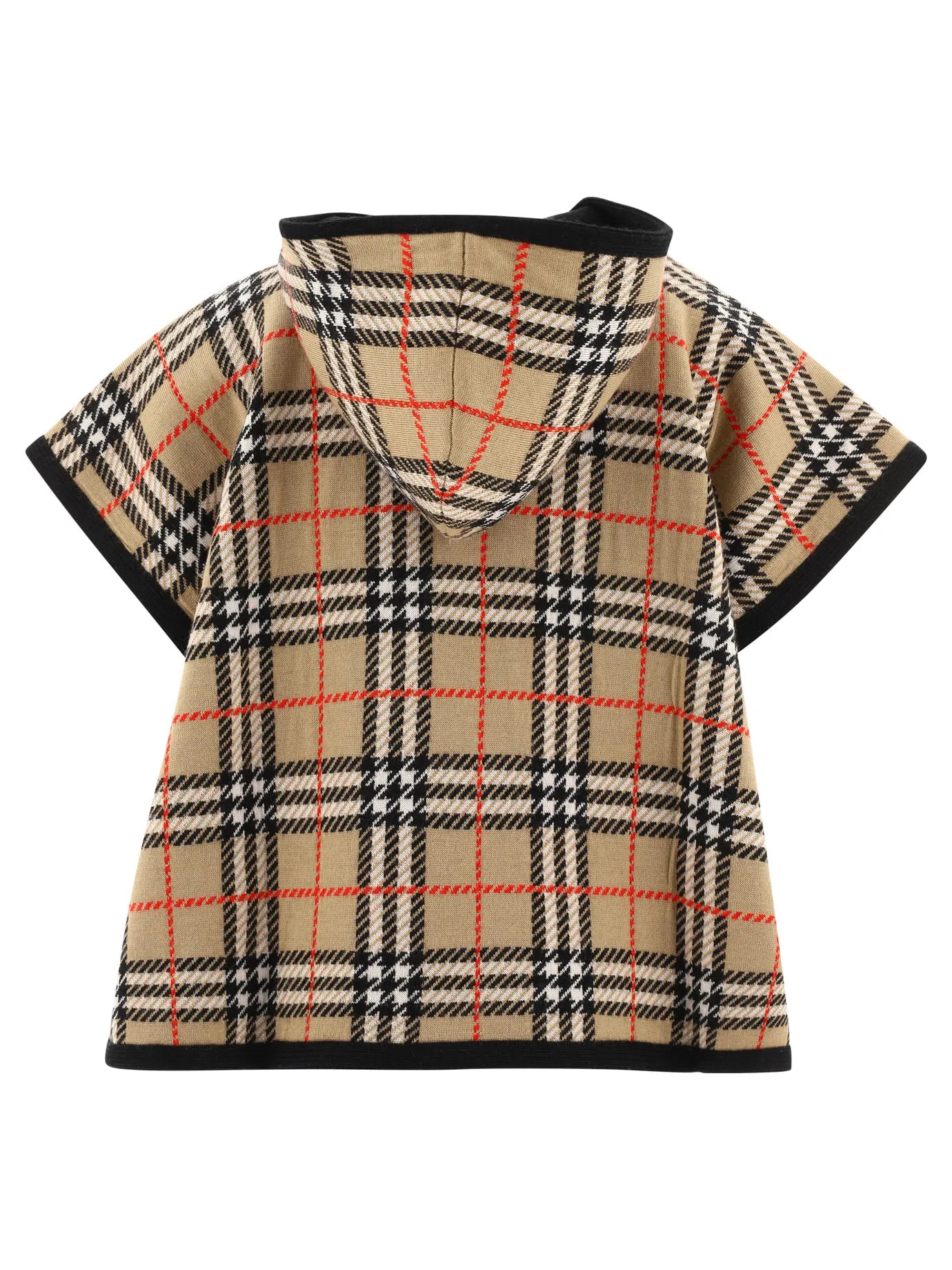 Burberry Kids Check Hooded Cape