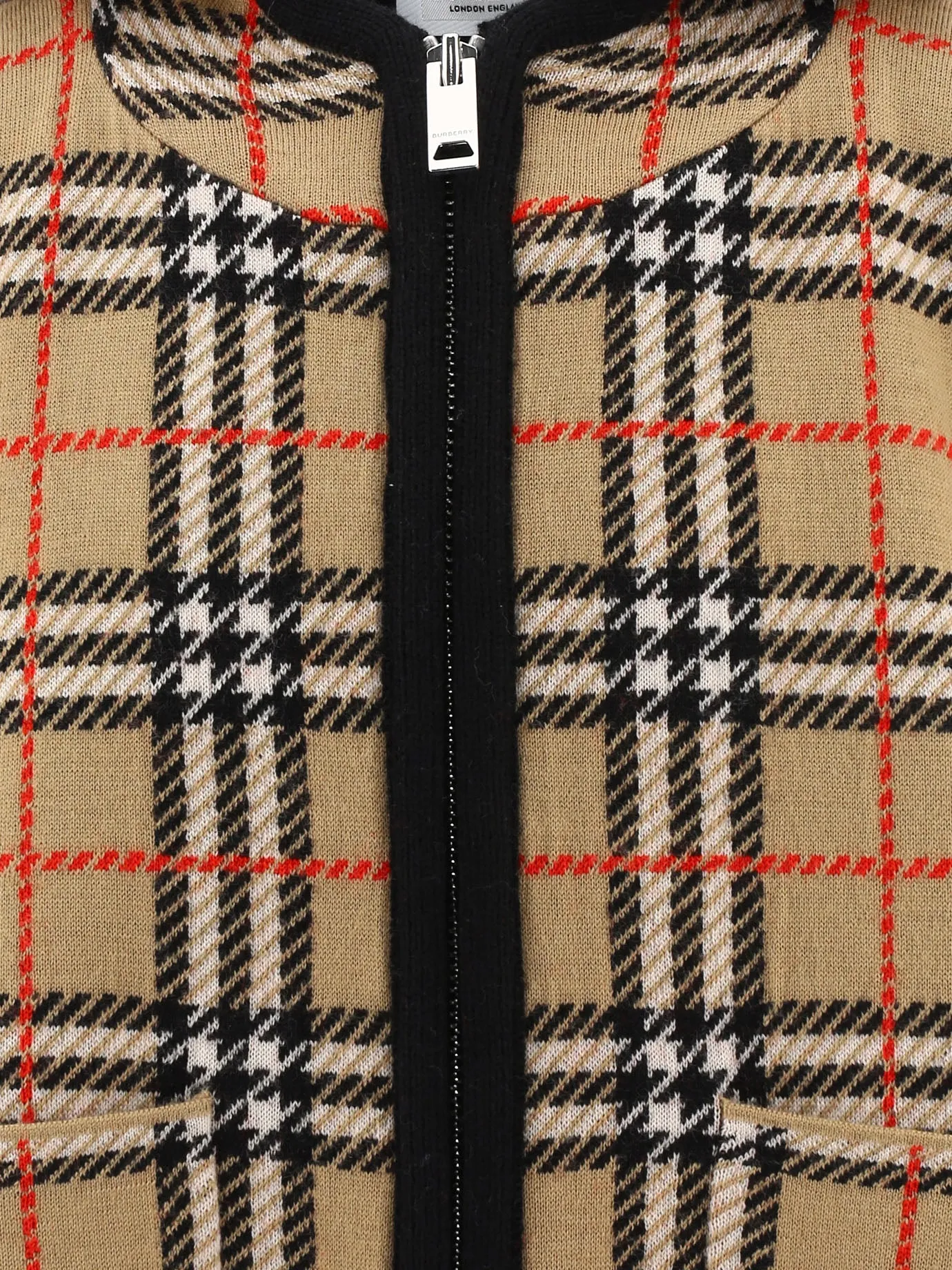 Burberry Kids Check Hooded Cape