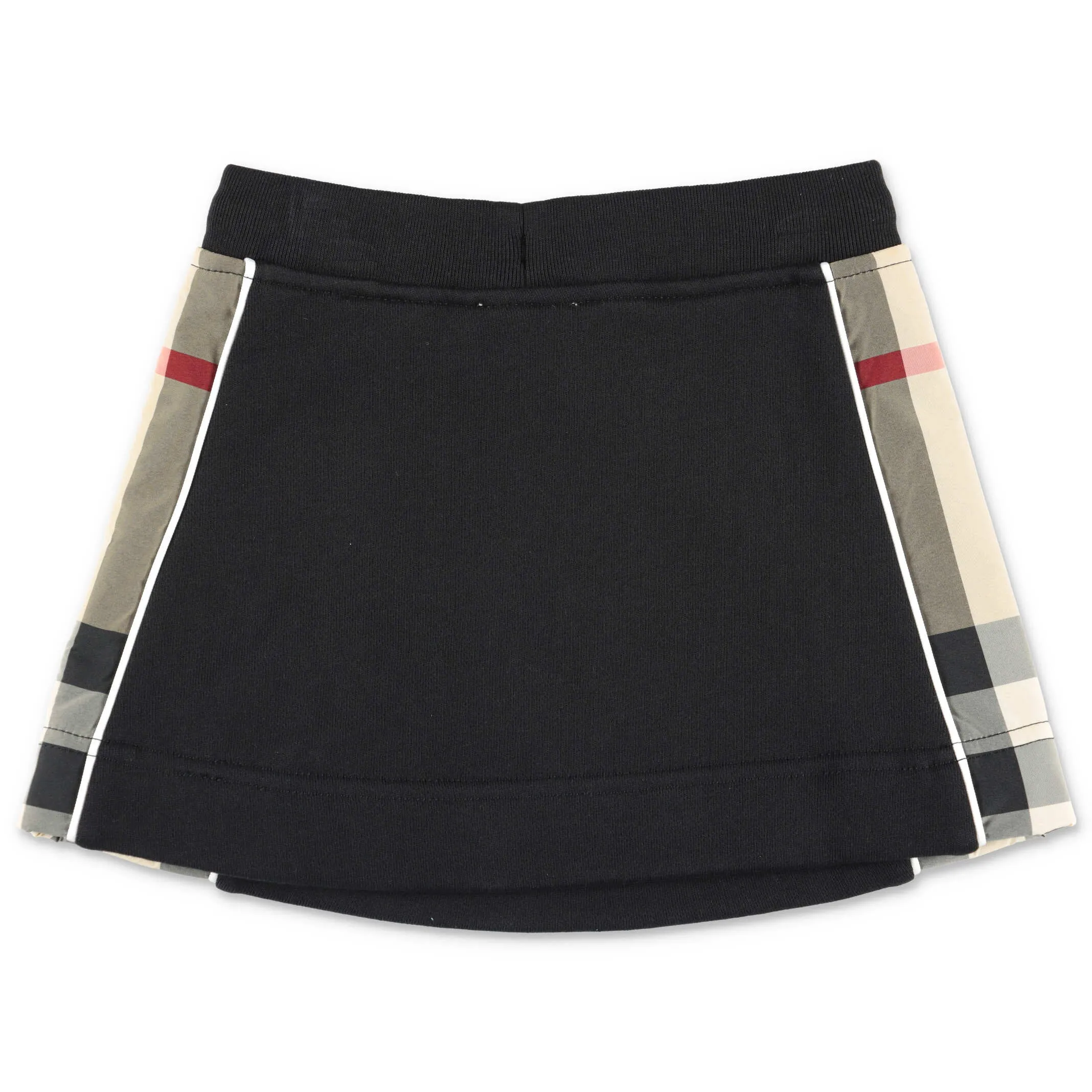 Burberry Kids Check Print Drawstring Skirt