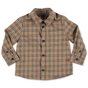 Burberry Kids Check Print Shirt